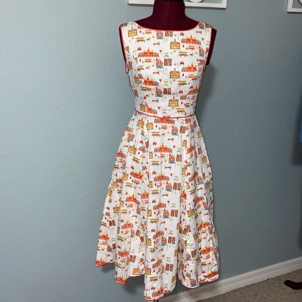 HTF Retired Disney Dress Shop Main Street Dress - Picture 5 of 15